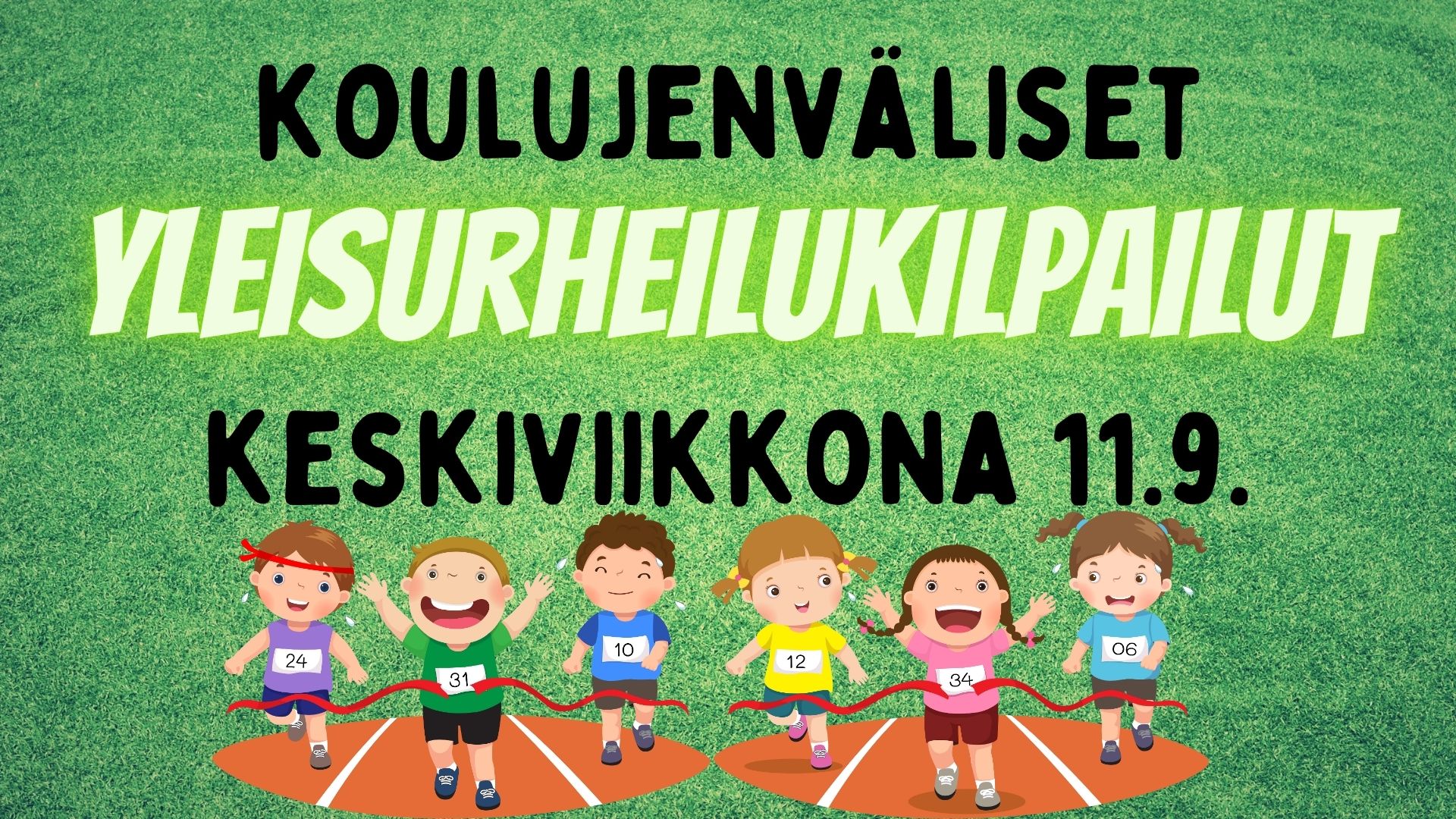 Koulujenväliset yleisurheilukilpailut 12.9.