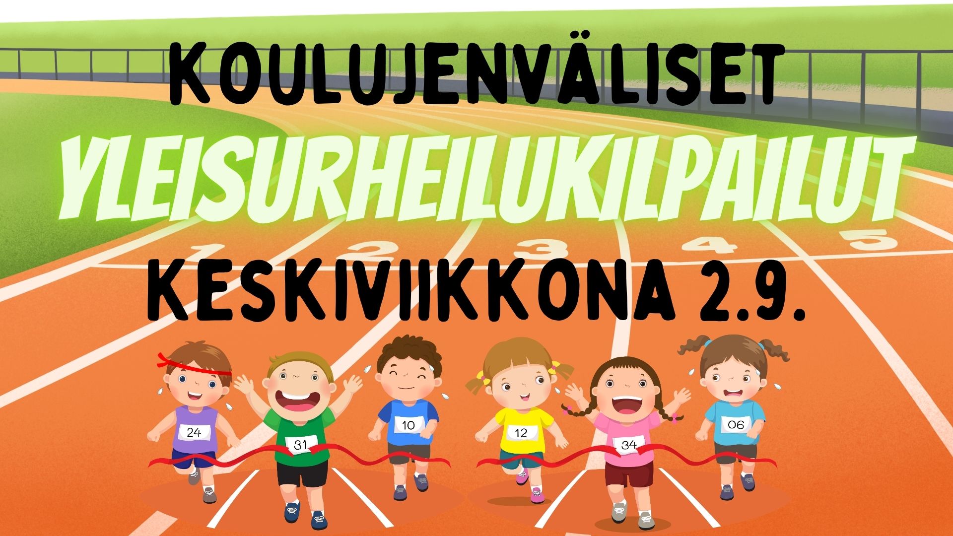 Koulujenväliset yleisurheilukilpailut 2.9.